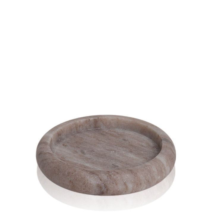 Beige Valentina Marble Pillar Plate