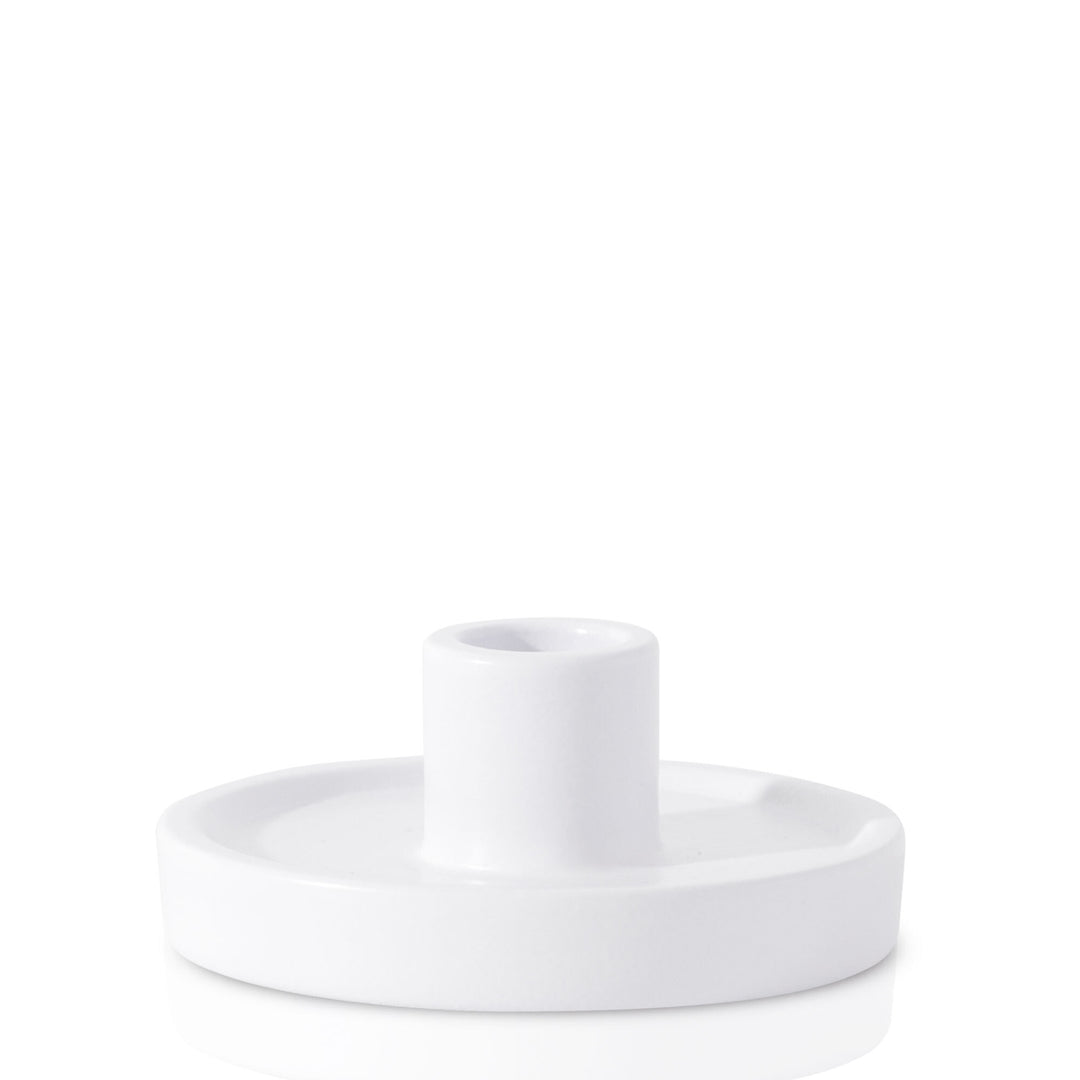 White Margot Ceramic Candle Holder Pack of 1