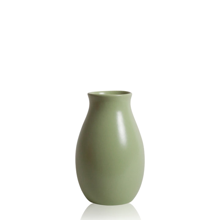 Pistachio Daphne Ceramic Teardrop Vase Pack of 1